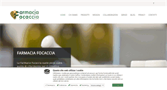 Desktop Screenshot of farmaciafocacciaroma.com