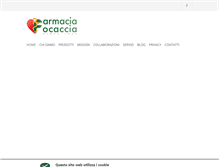 Tablet Screenshot of farmaciafocacciaroma.com